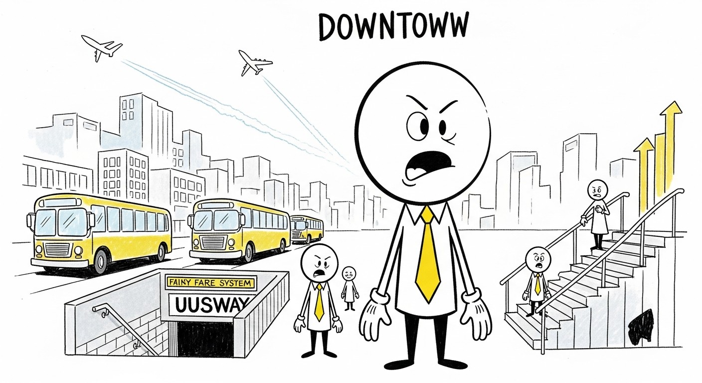 시내버스와 대중교통 요금 암시