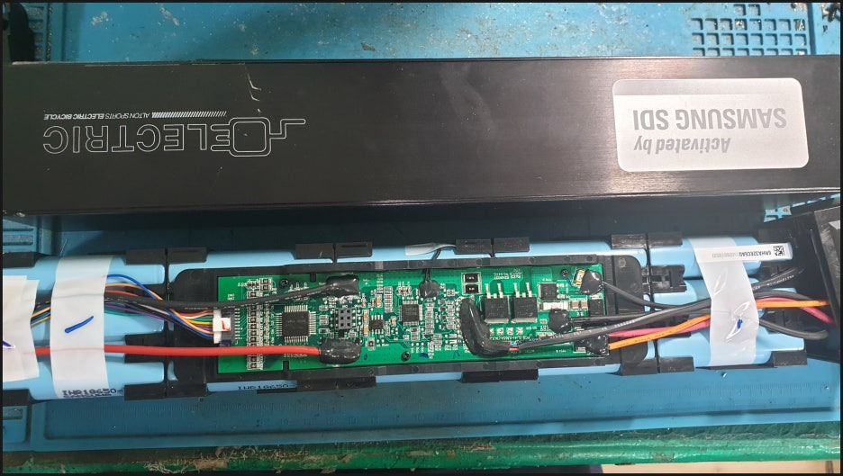 알톤 전기자전거 sm-3696b 배터리 내부