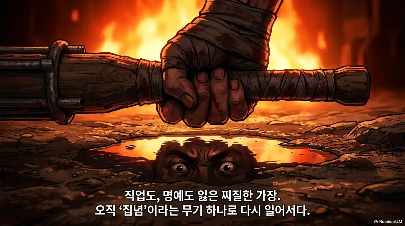 거북이 달린다 집념 테마 - 직업 명예 잃고도 포기 않는 조필성 찌질한 가장의 처절한 재기 장면