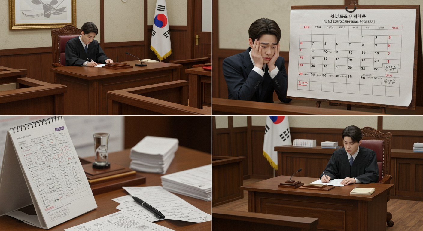 조정기일, 연기신청, 법원 절차