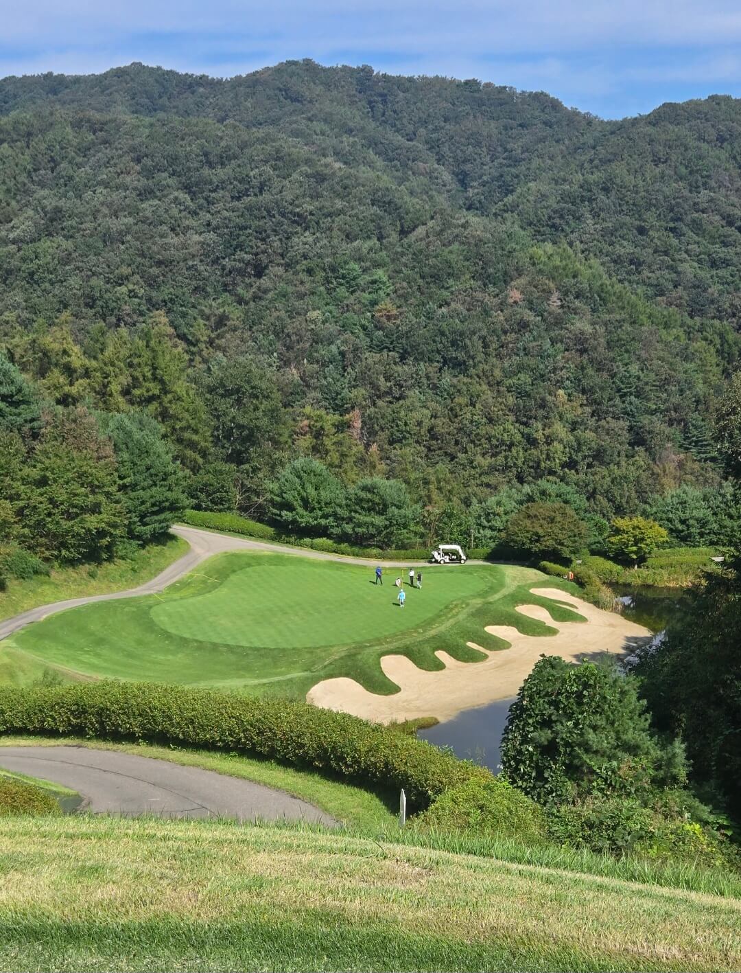 남춘천cc 챌린져코스 파3 전경