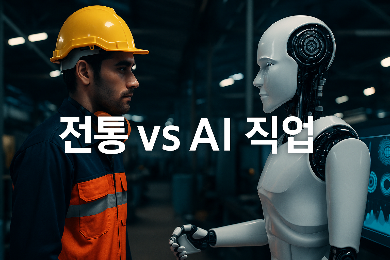 전통 직업 vs AI 직업 (변화,대체,융합)