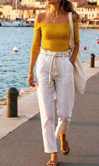 파자마 팬츠 여름휴가룩 사러가기