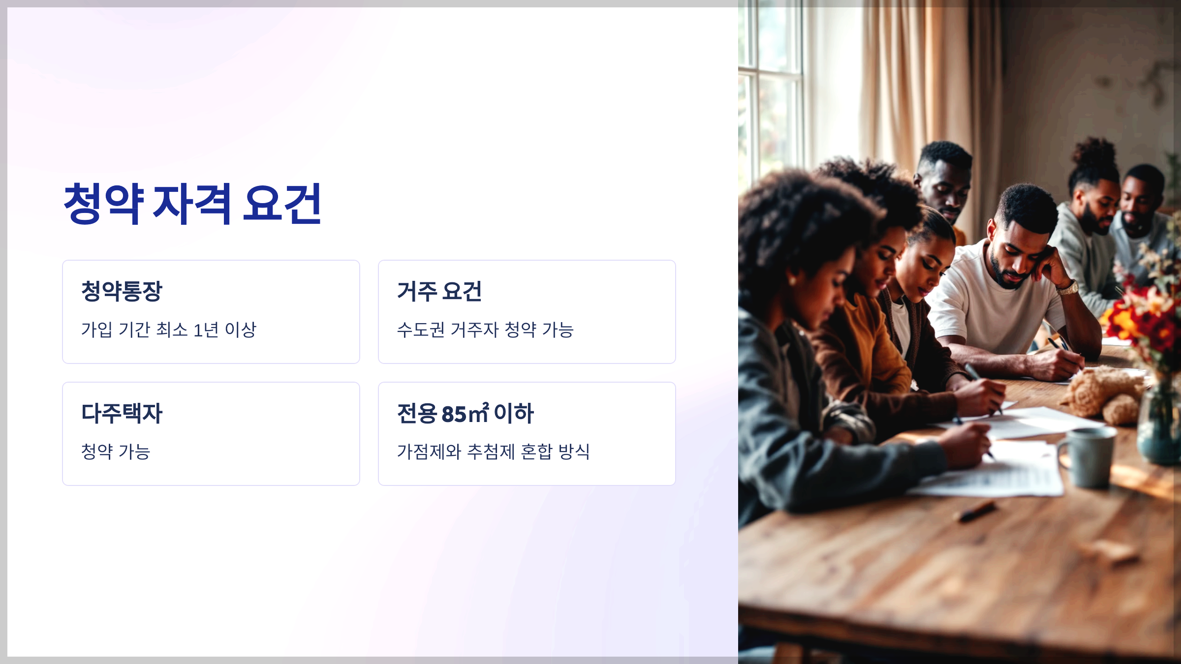 청약 자격 요건