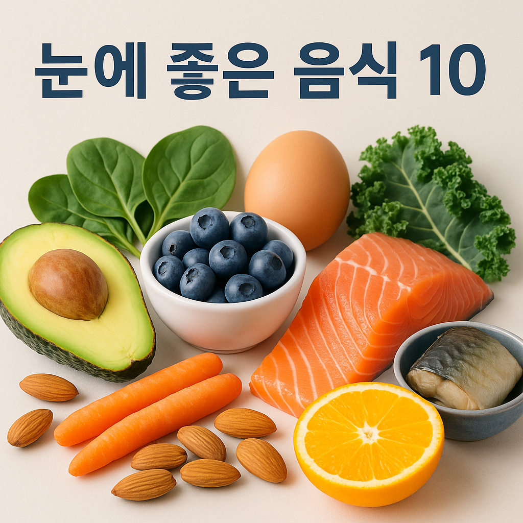 눈에 좋은 음식 10가지