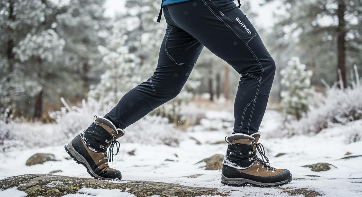남성 겨울 등산 레깅스