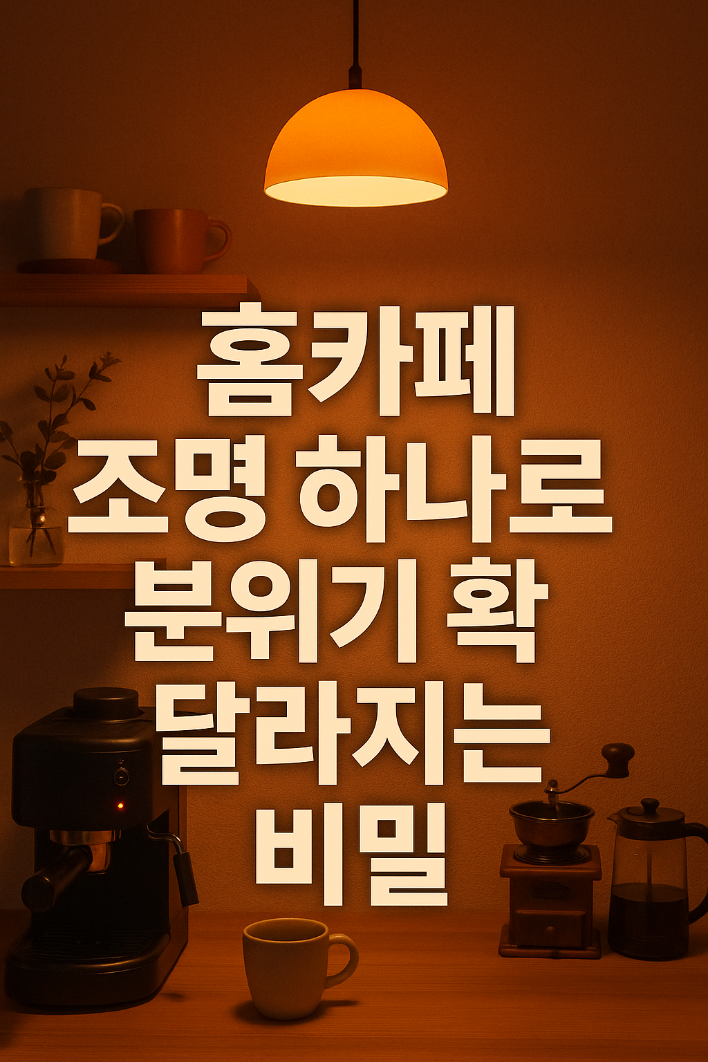 홈카페 조명