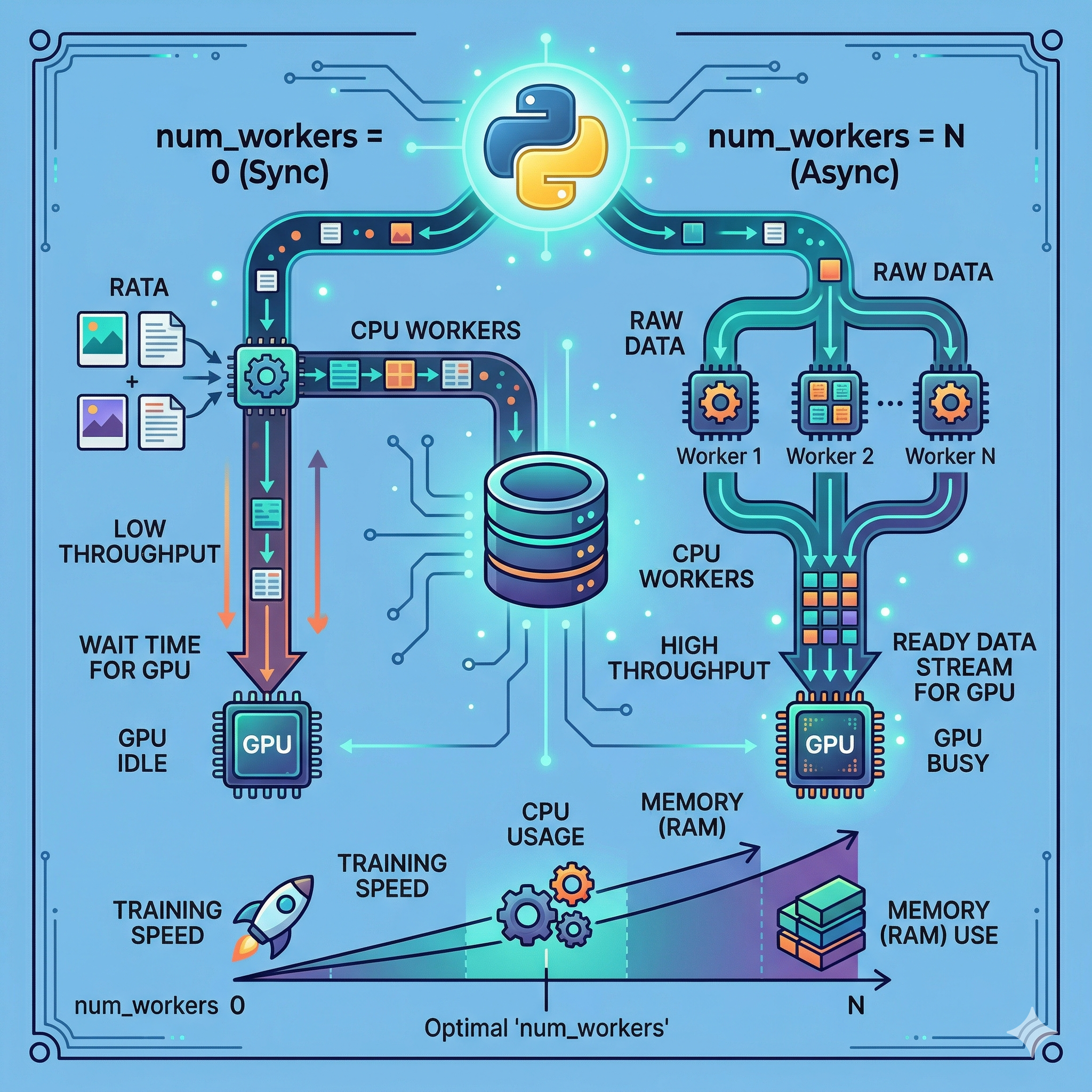 DataLoader num_workers 설정
