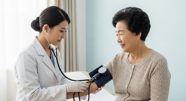 장기요양 방문간호 장면