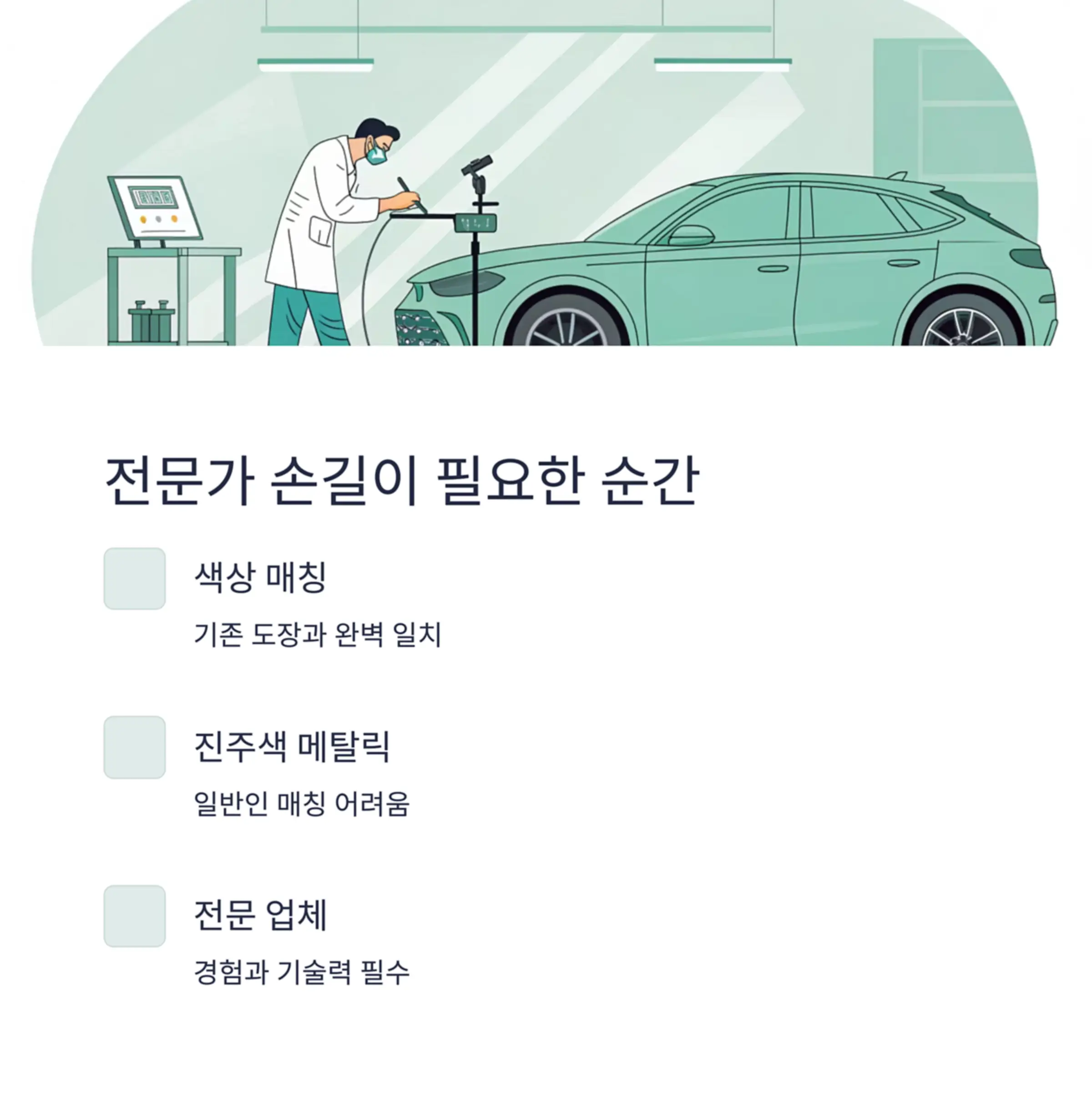 전문가의 손길이 필요한 순간