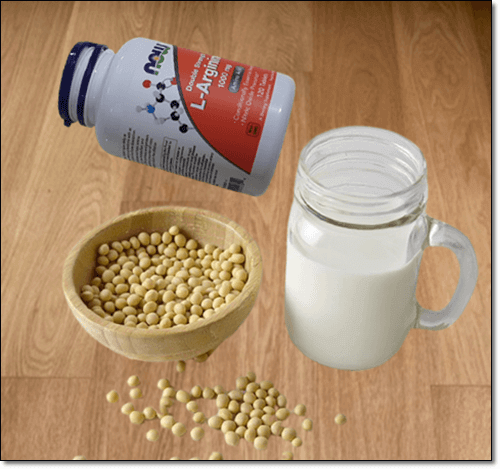 대두 우유 l아르기닌