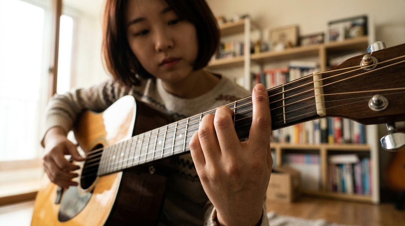 기타 F코드 운지법