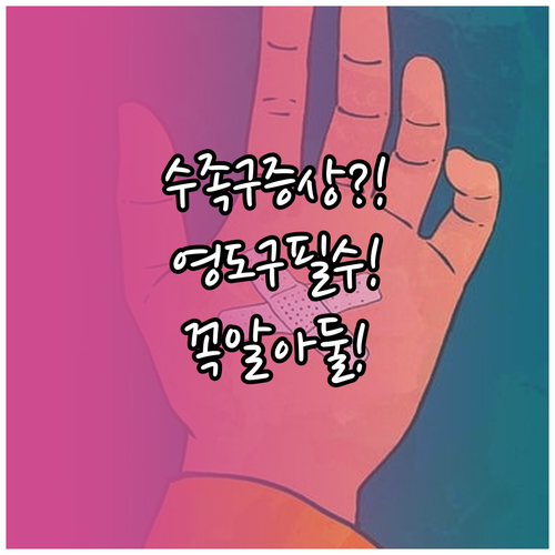 수족구 증상과 영도구 병원 방문 전 ..