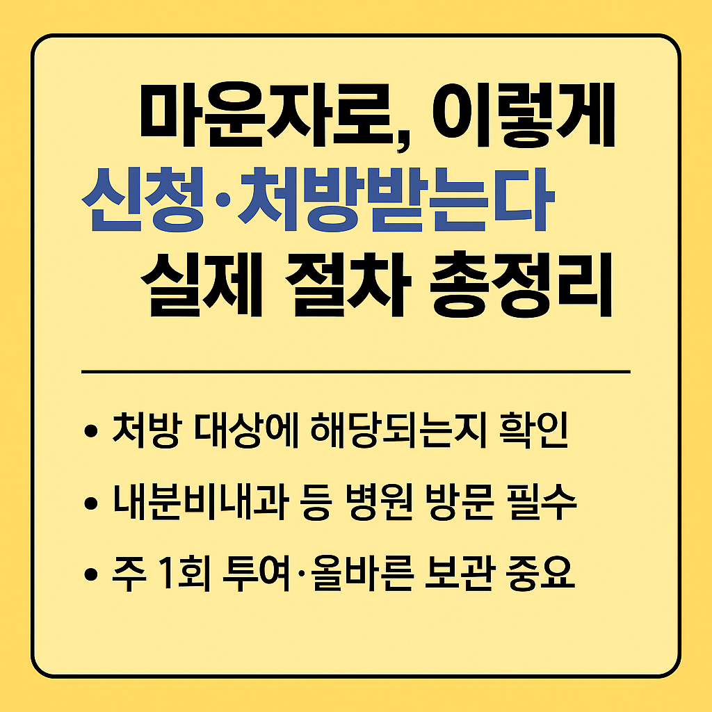 마운자로 신청·처방