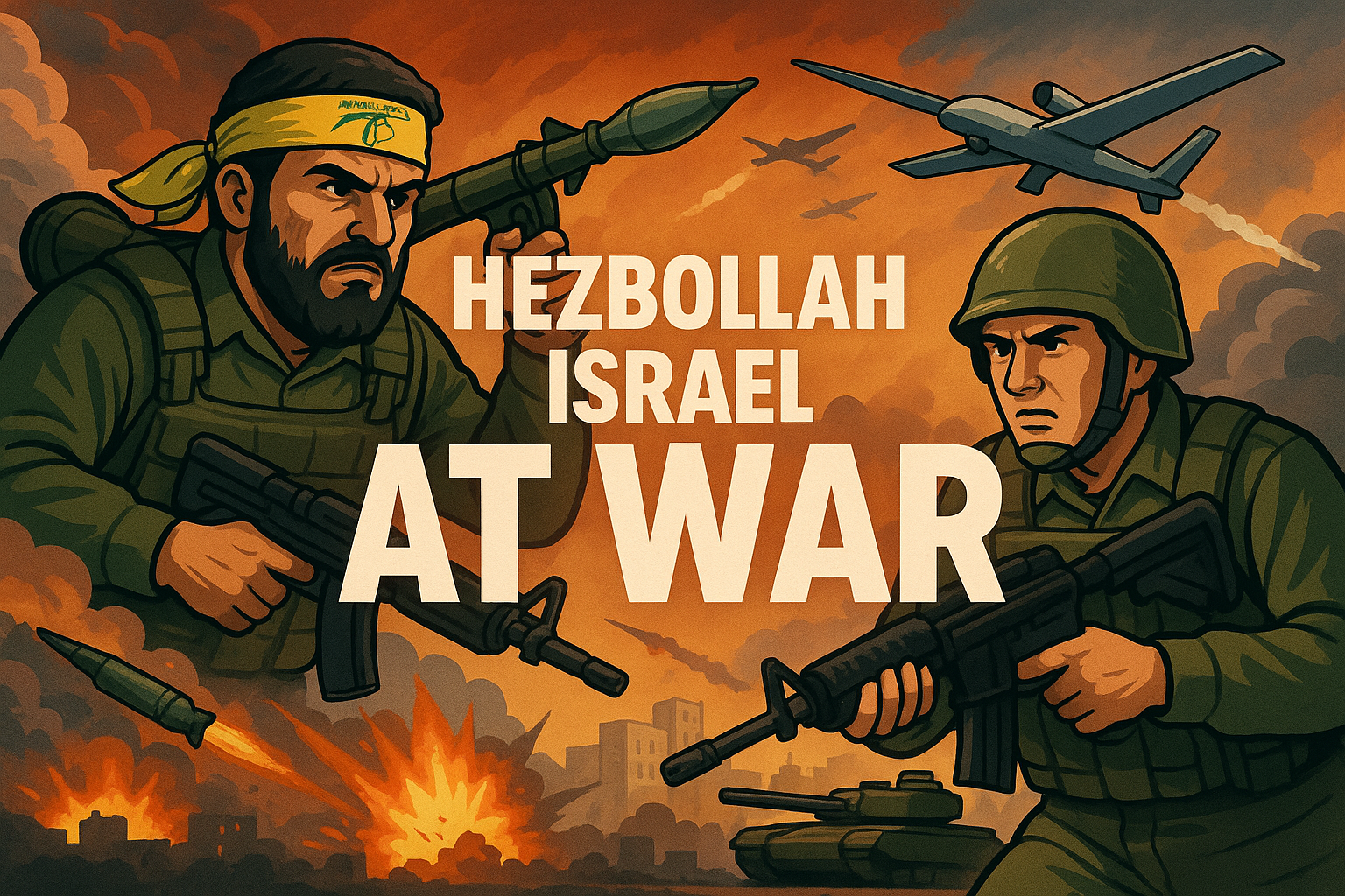 헤즈볼라-이스라엘 관련 그림