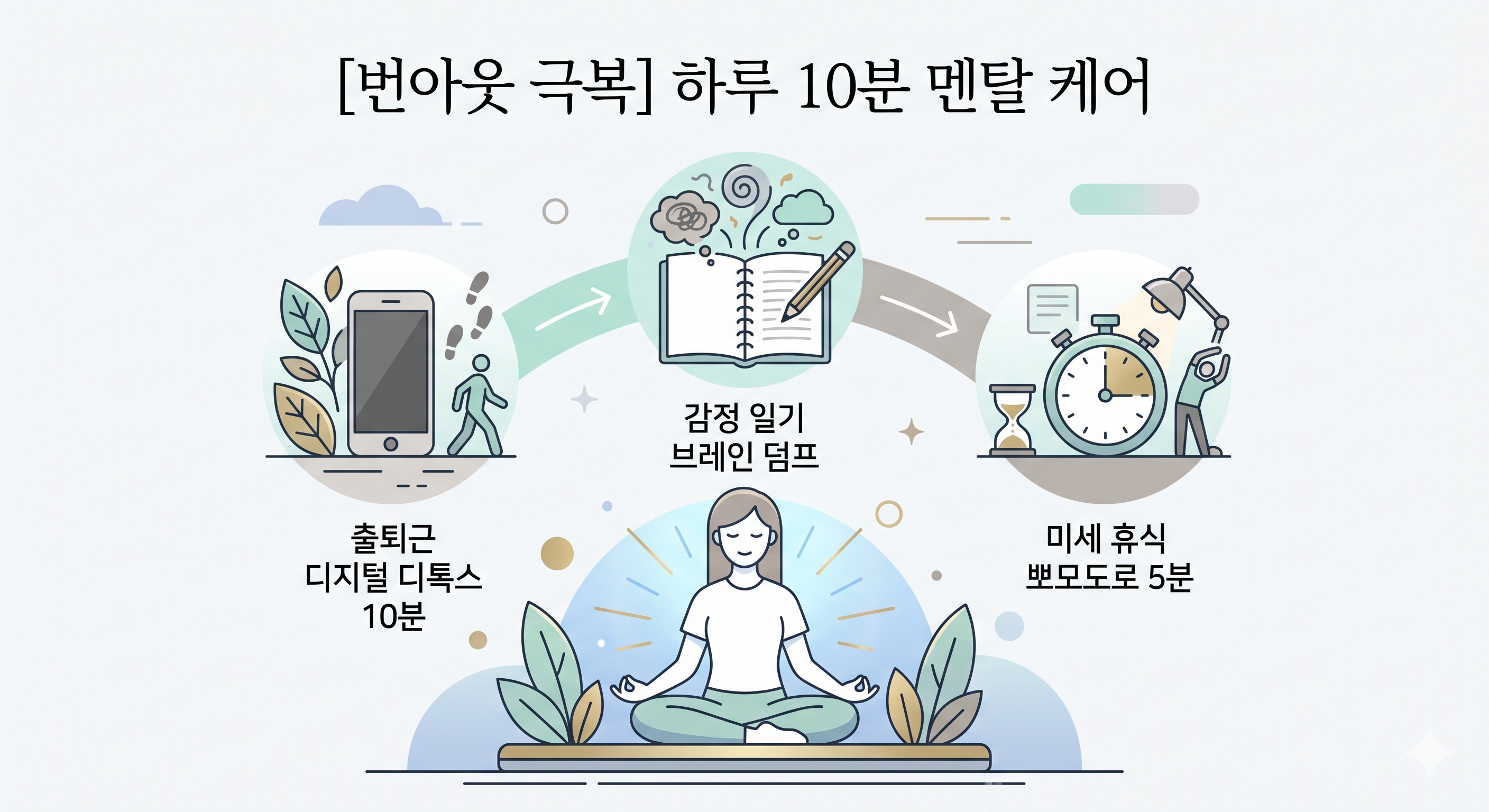 무기력증을 날리는 일상 속 하루 10분 멘탈 케어