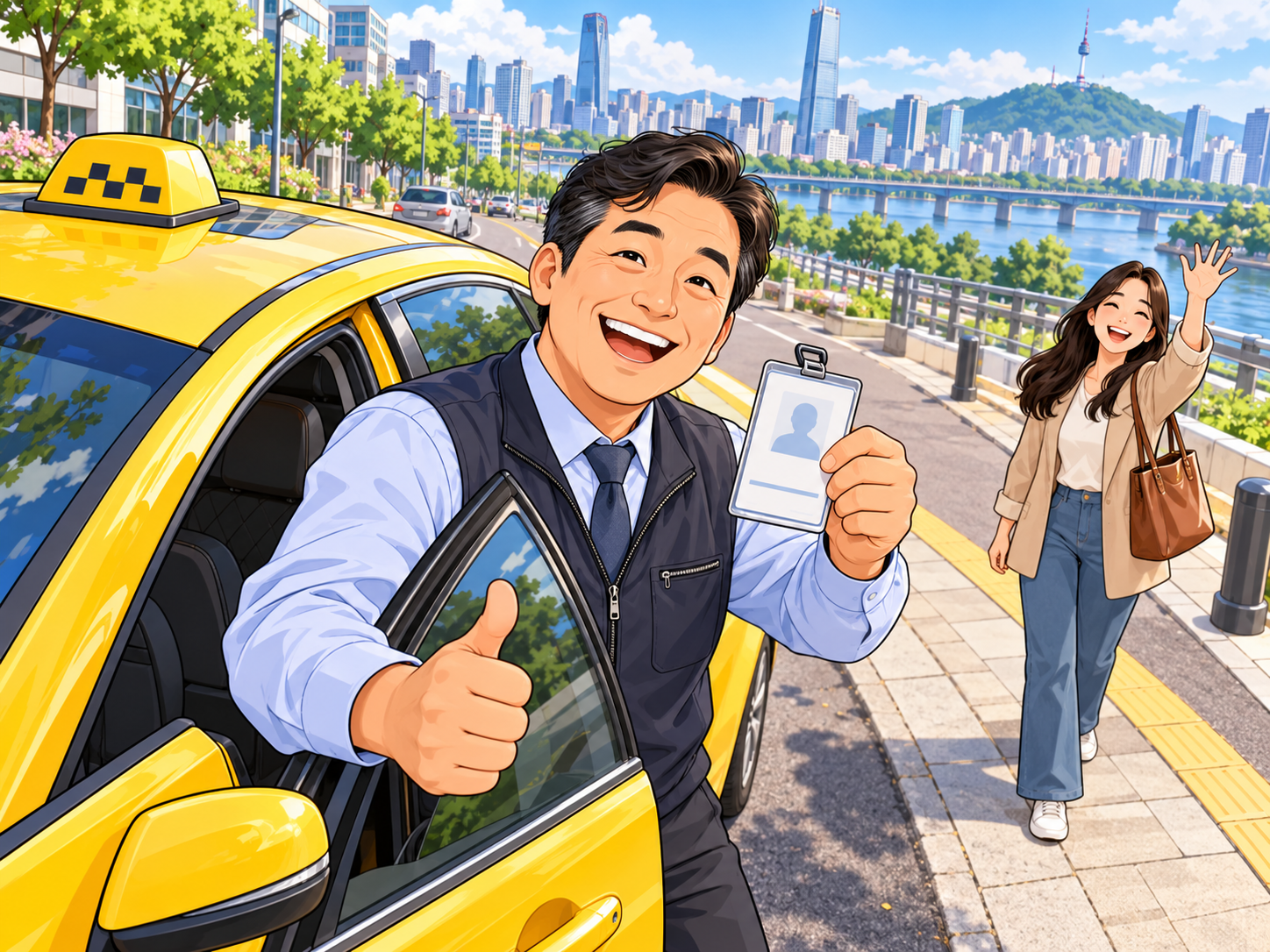 택시운전자격증명