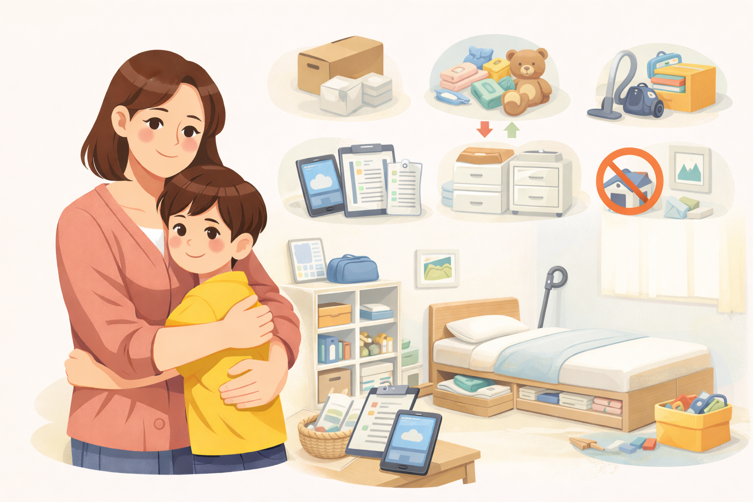 아이와 둘이 사는 집, 최소한의 살림 정리법