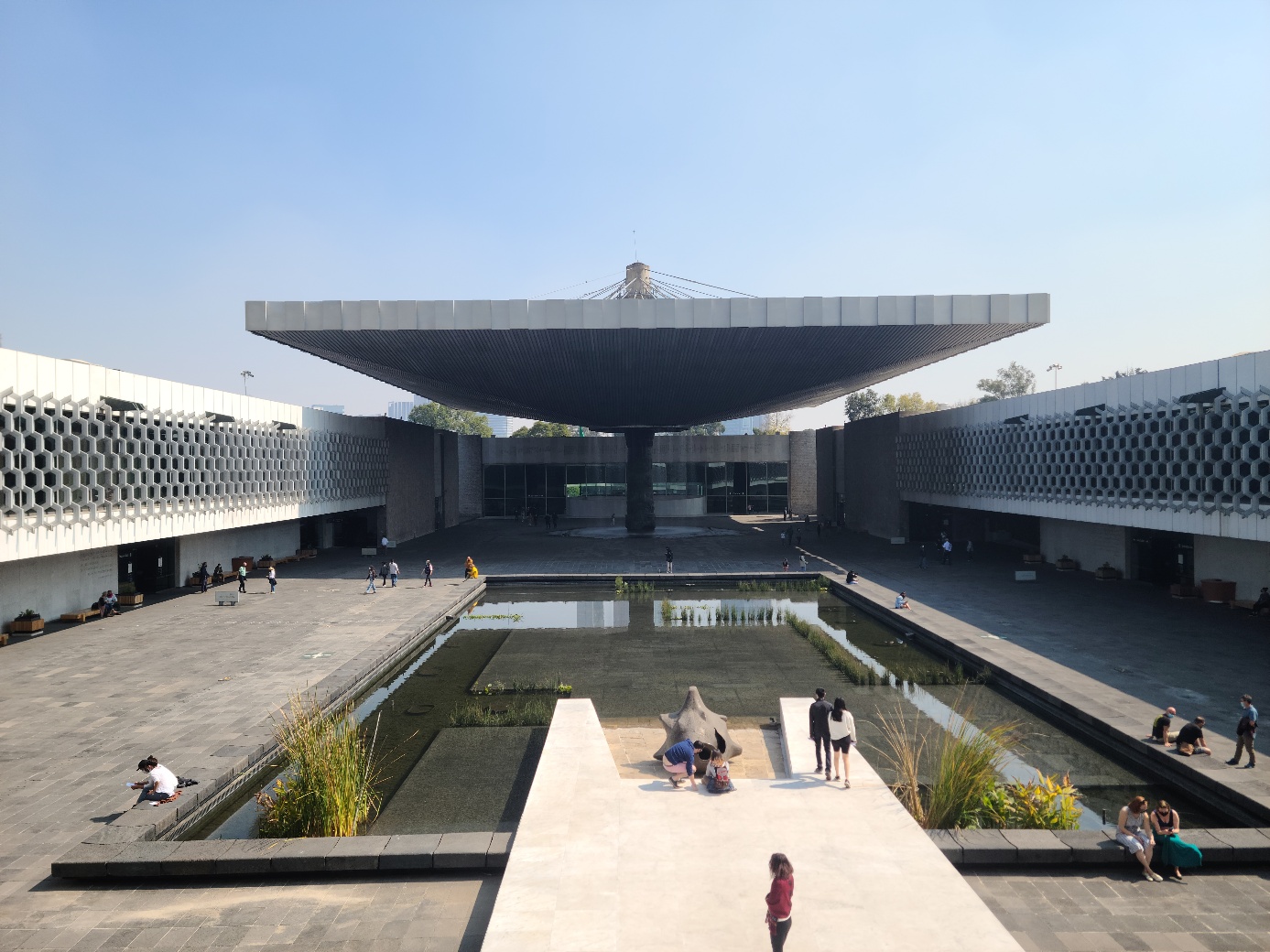 멕시코 국립인류학박물관 내부 전경