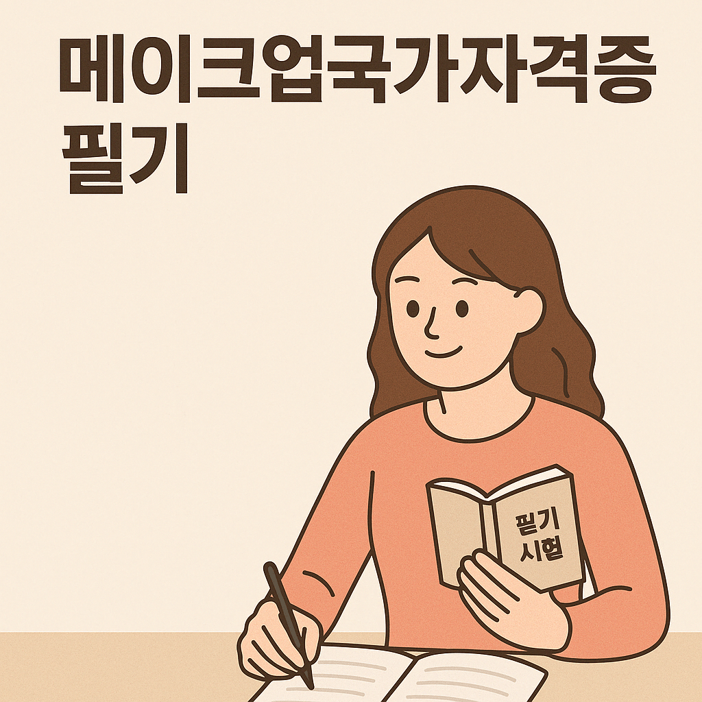 메이크업국가자격증 필기 합격 전략