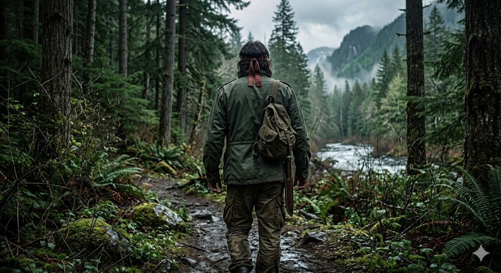 영화 람보를 생각할 수 있게 하는 이미지