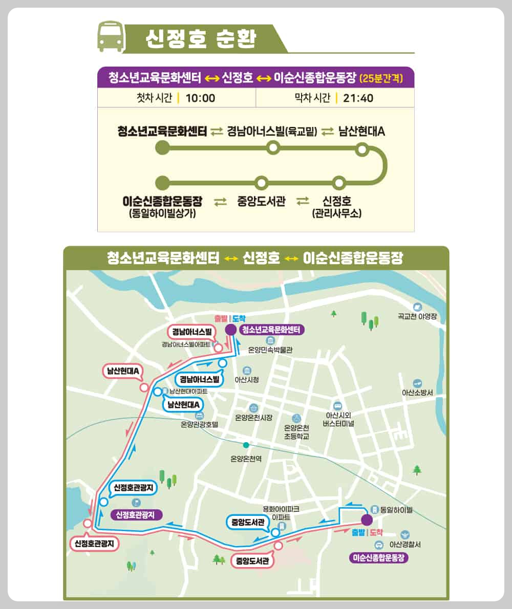 신정호 순환노선