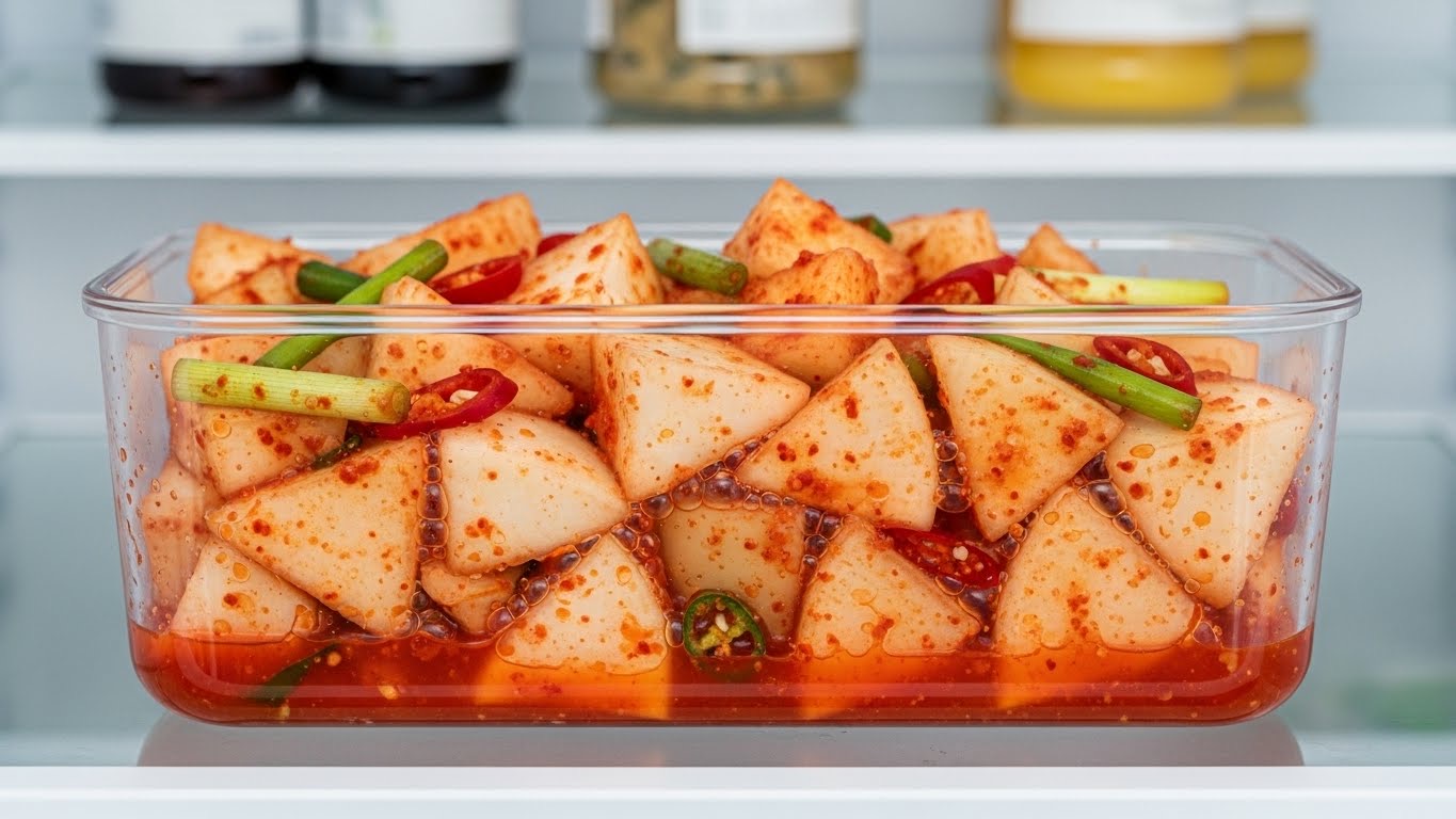 석박지 깍두기 담그는법