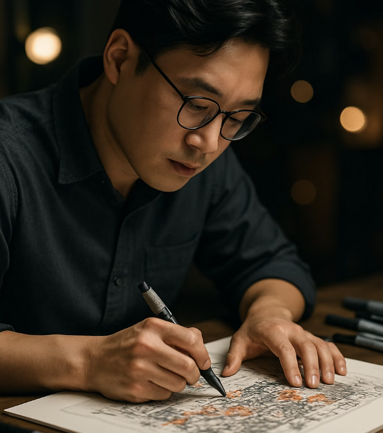 전문가의 캔버스, 켄트지