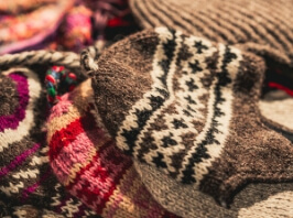 겨울철 니트 제품들