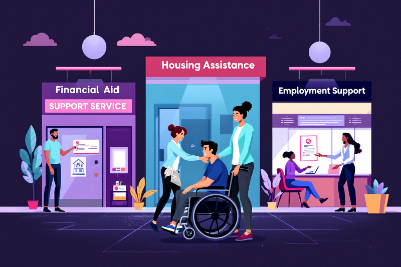 장애인과-친구들