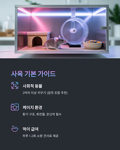 초보자를 위한 사육 기본 가이드