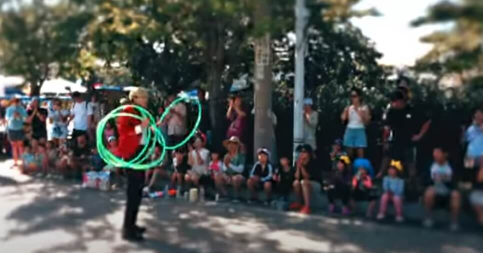 물빛축제 서커스 공연