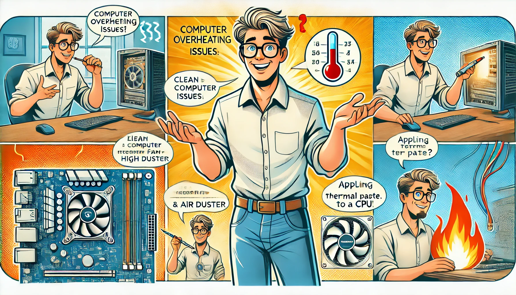 컴퓨터 발열 문제 해결하기 더 이상 고민하지 마세요! 쉽고 간단한 해결법 총정리