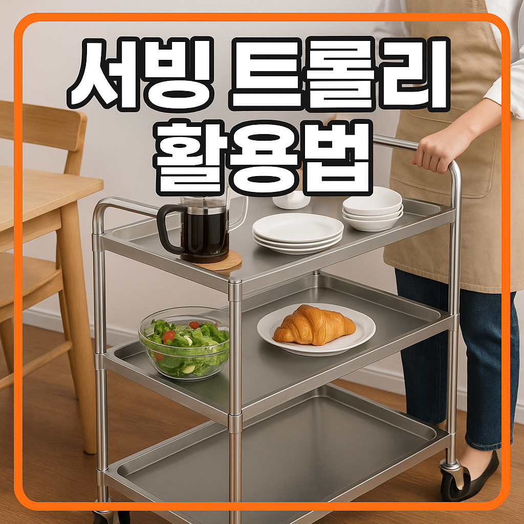 서빙 트롤리 활용법