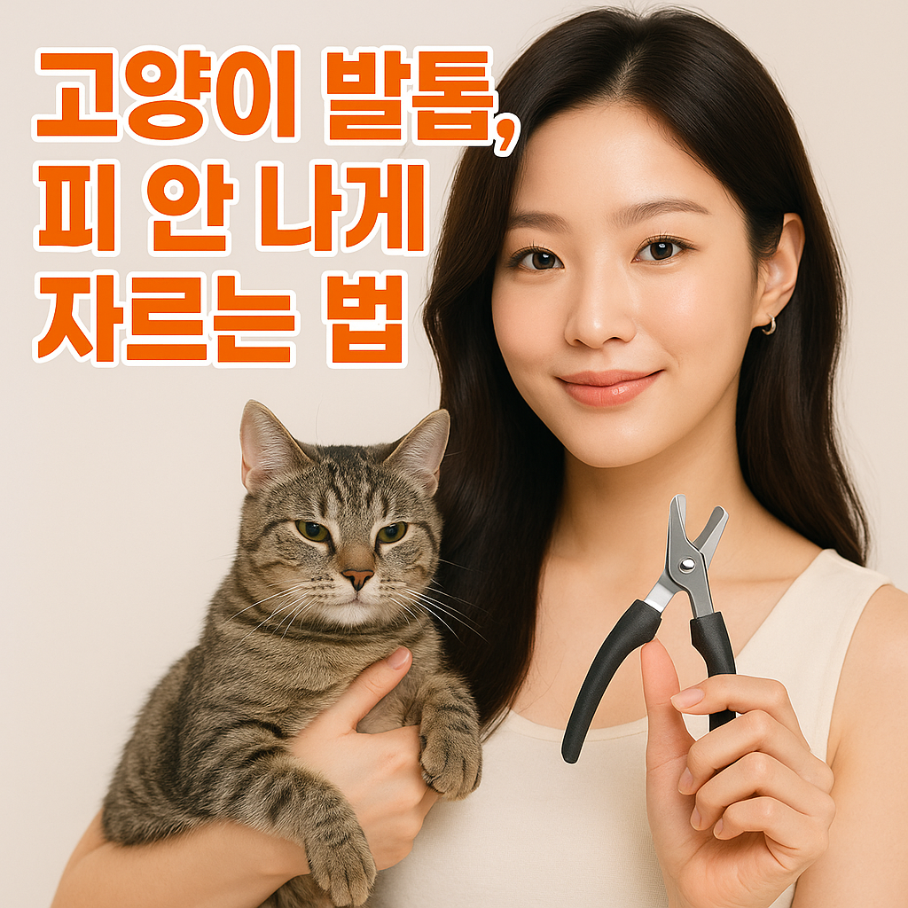 고양이 발톱 관리, 안전하게 자르는 방법