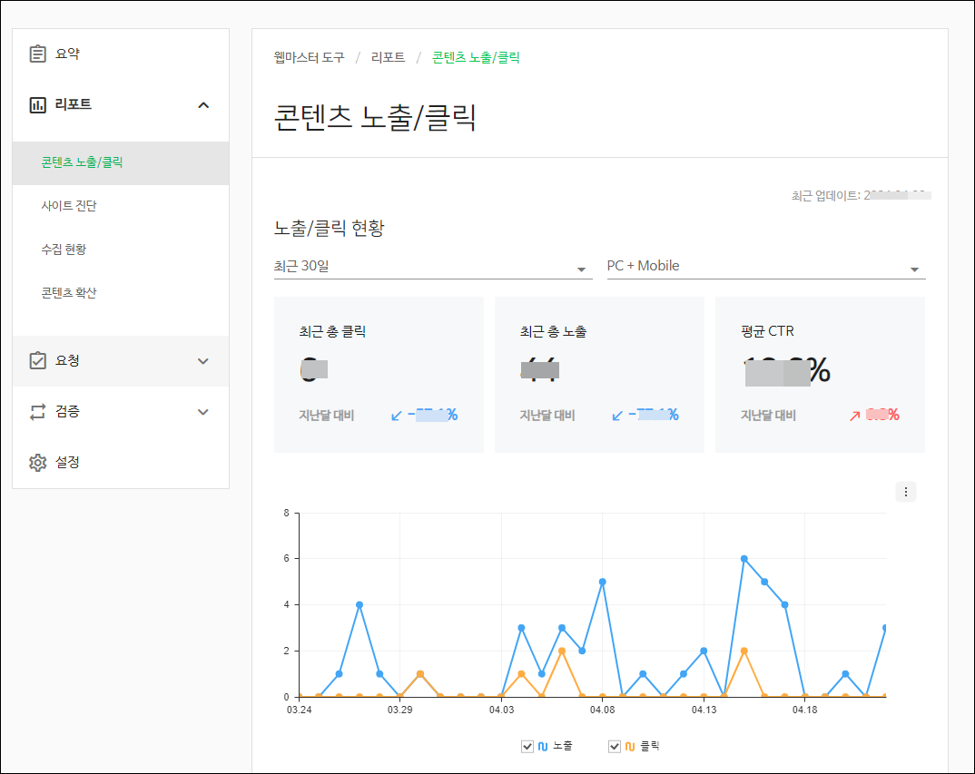 네이버 서치어드바이저 수동색인