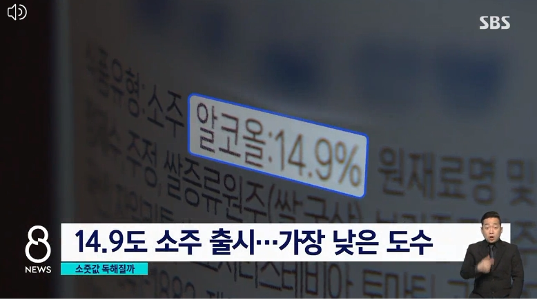 2023.소주1병.6000원시대.순해지는소주.독해지는가격