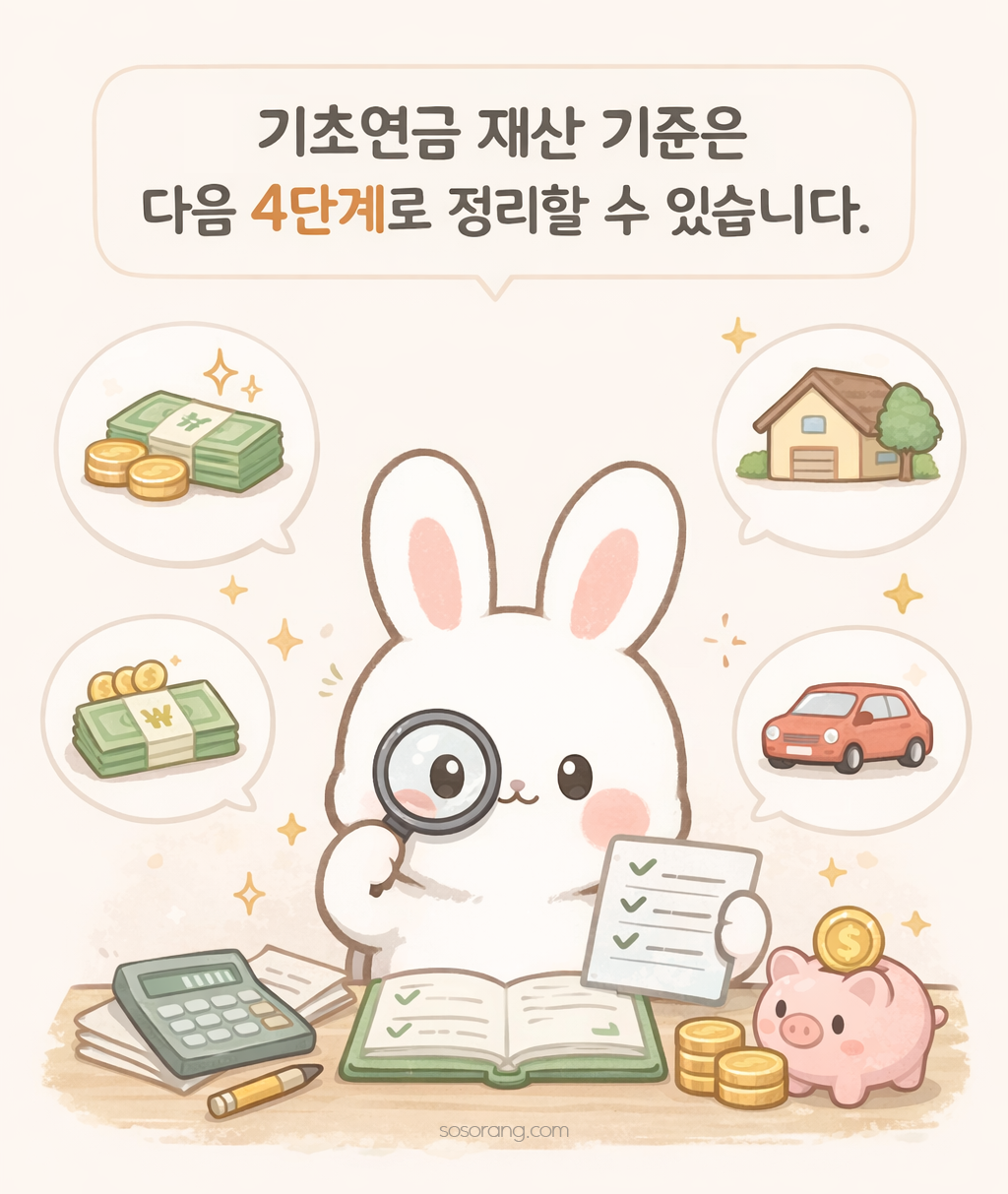 기초연금 재산 확인 방법
