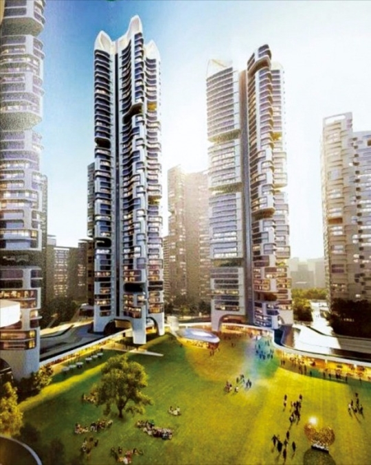 은마아파트 재건축 조감도 이미지