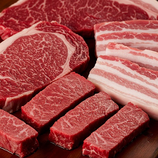 소고기, 돼지고기