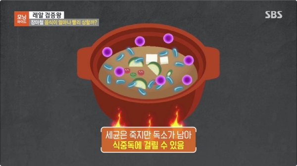 식중독 세균 독소 음식