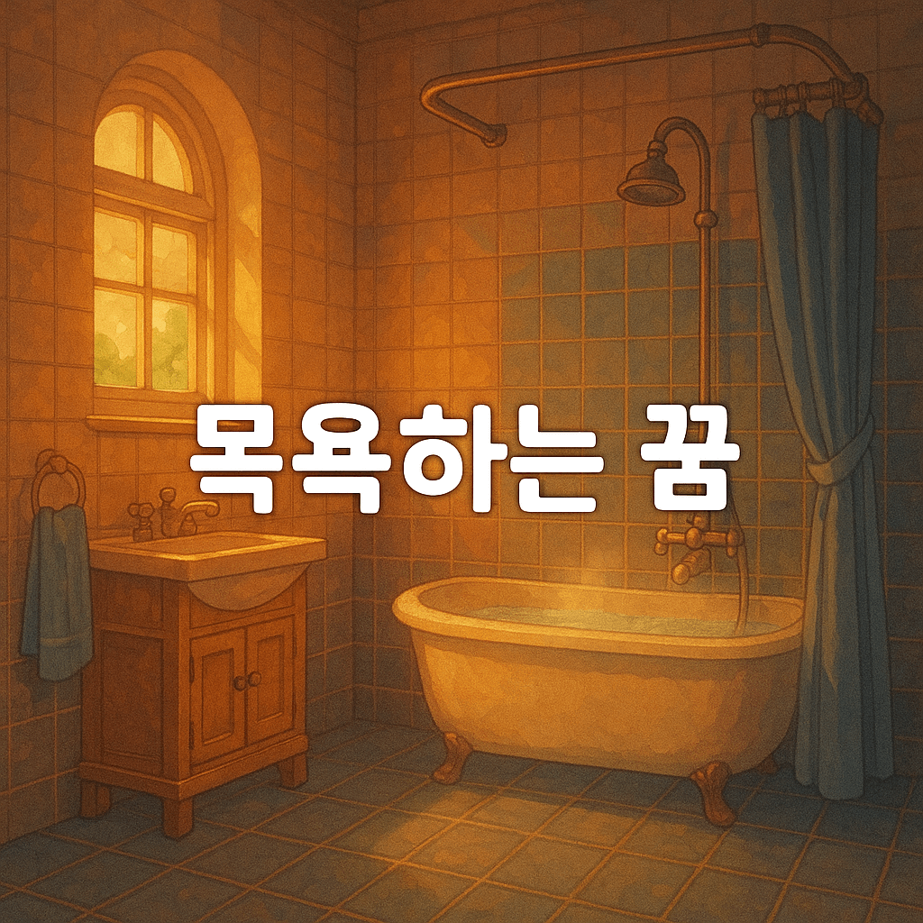 목욕하는 꿈 해몽