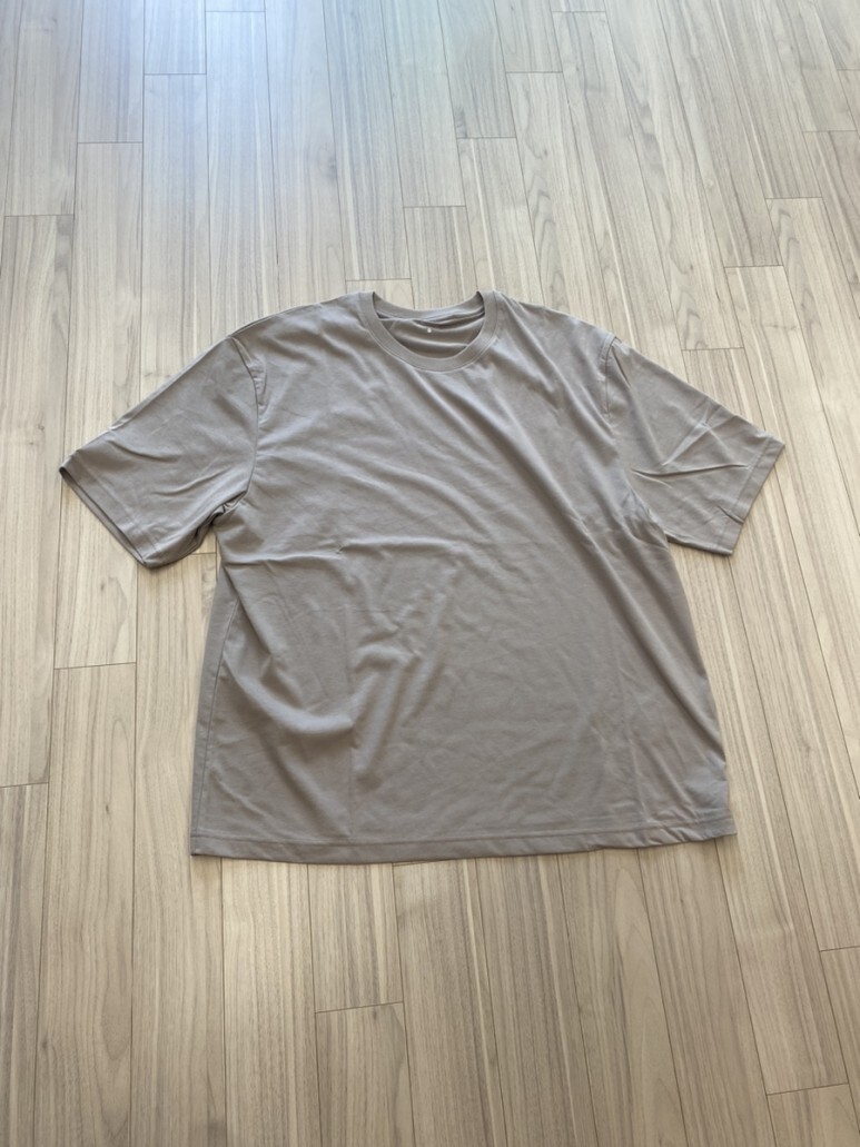 무신사스탠다드 무탠다드 쿨탠다드 릴렉스 핏 크루 넥 반팔 티셔츠(머쉬룸)