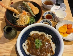 자루우동-덴뿌라우동