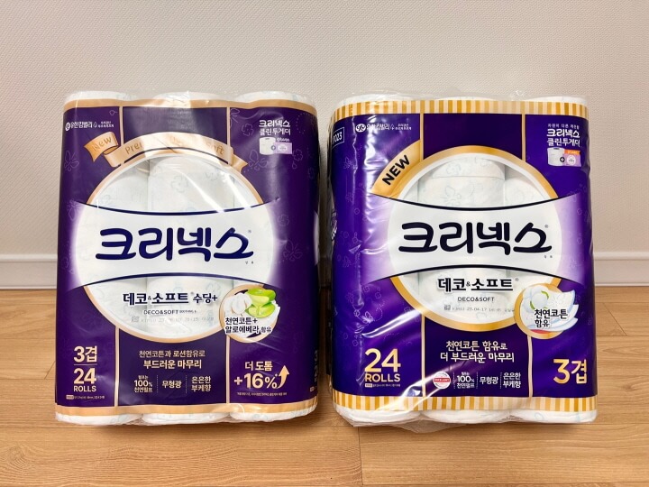 데코앤소프트 화장지 비교