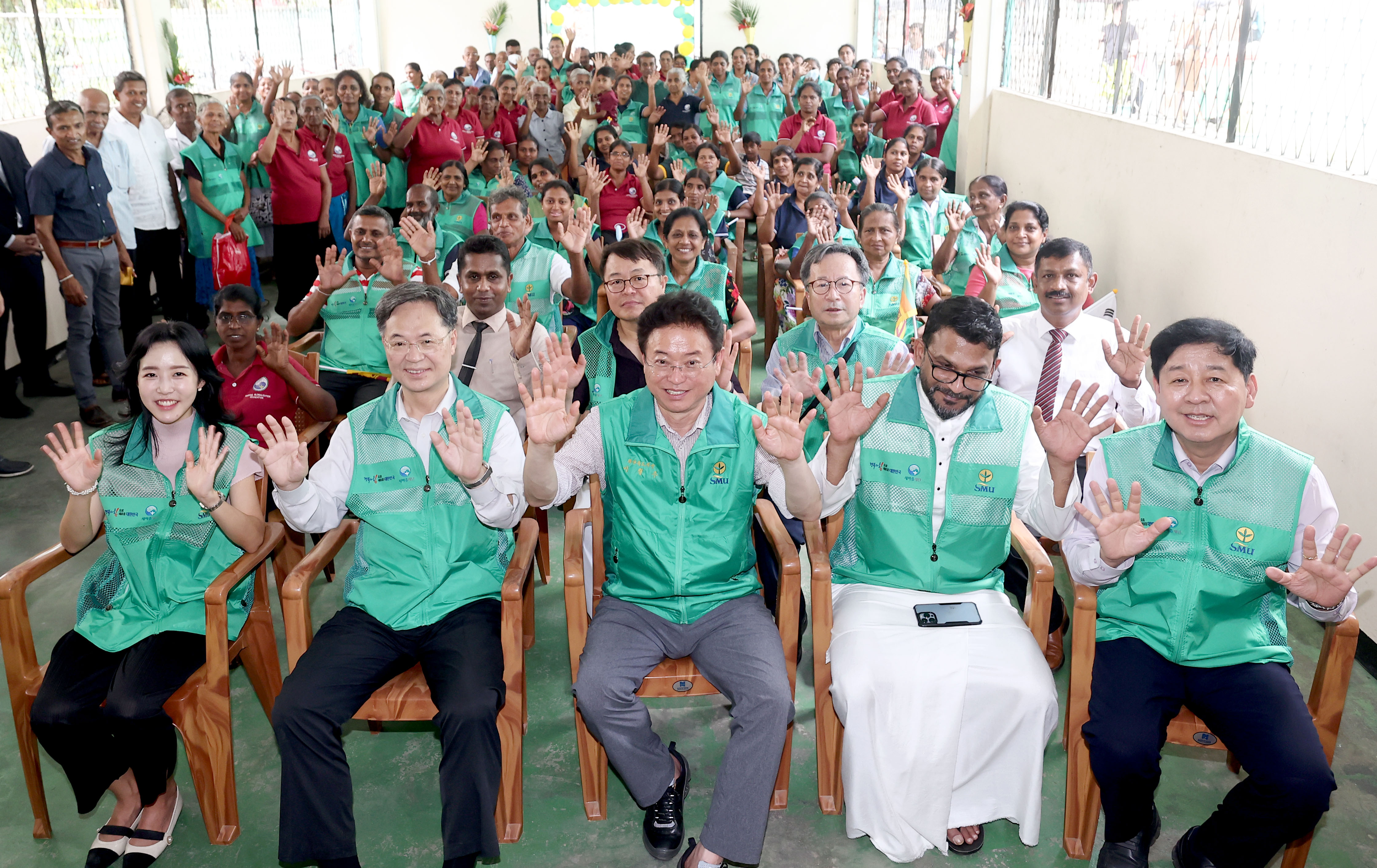 왈폴라 새마을 사범마을 방문