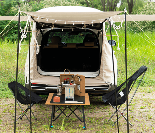 캠핑 준비물 다잡 타프형텐트 사진 이미지입니다.