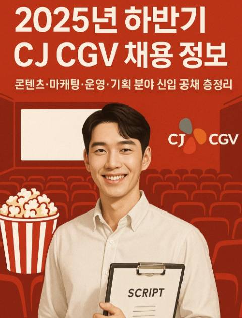 2025년 하반기 CJ CGV 채용 정보