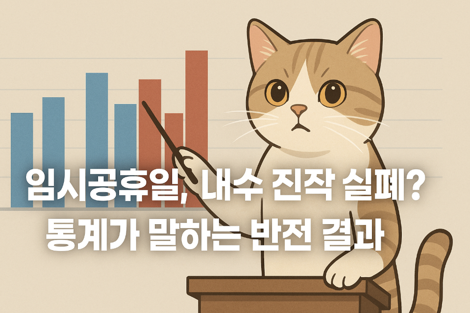 임시공휴일, 내수 진작 실패? 통계가 말하는 반전 결과