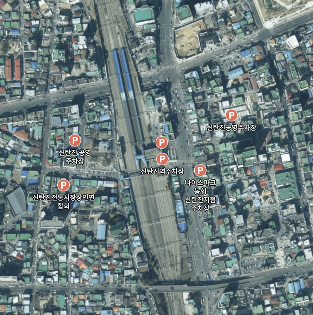 신탄진역 주차장 위치